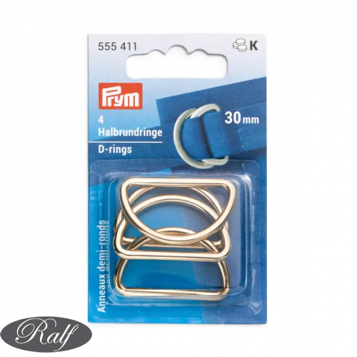 Inele genti, 30mm, aurii - Prym 555411